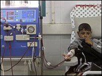 Trong bệnh viện ở Gaza