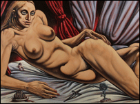 Madonna, 2002, óleo sobre tela