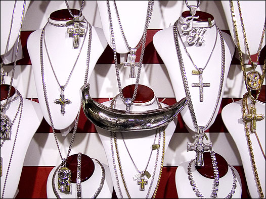 Pure Plantainum at King of Platinum, 125th Street, Miguel Luciano (2006).