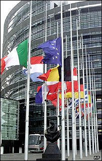 مقر پارلمان اروپا در شهر استراسبورگ فرانسه