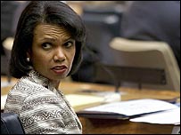 ABD Dışişleri Bakanı Condoleezza Rice 