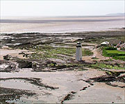 Aerial picture of the Solway Firth landscape