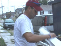 Agrismar Luís Tosta, brasileiro que trabalha na reconstrução de Nova Orleans