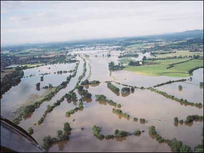 Aerial views of the floods by Stephen Watkins