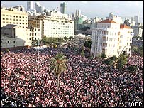 تظاهرات در لبنان