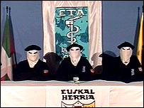 Militantes do ETA anunciam cessar-fogo em março