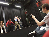 Youth led performance project at The Garage