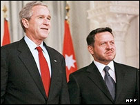 ملک عبدالله و جورج بوش