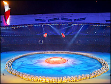 Sân vận động Tổ chim trong lễ khai mạc