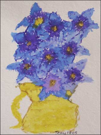 Art by patients at St Richard's Hospice