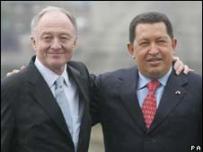 Ken Livingstone ve Hugo Chavez