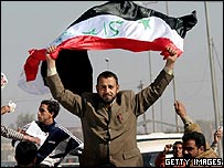 Candidato faz campanha em Bagdá