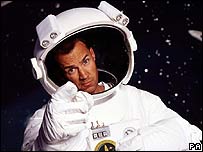Johnny Vaughan, o apresentador de 'Space Cadet'