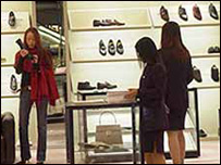 Cửa hàng bán giày 