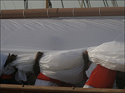 ملوانان آماده مسابقه می شوند