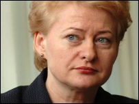 Litvanyalı komisyon üyesi Dalia Grybauskaite