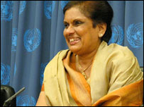 President Kumaratunge