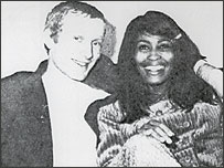 John Hall and Tina Turner at the King Mojo Club