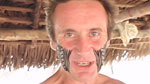 Bruce realises that the Kayapo's bodypaint can last for two weeks