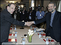 لاریجانی و سولانا