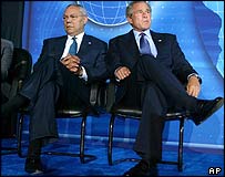 جورج بوش و کالين پاول