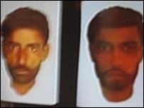 مشتبہ افراد کے خاکے