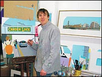 Trevor Woods, Norfolk contemporary artist appearing at Norfolk Open Studios 2009
