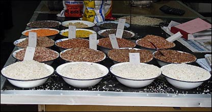 Rice in Colombo market (photo Elmo Fernando)