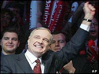 Thủ tướng Canada Paul Martin trong ngày bầu cử