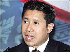 Ông Jakrapob Penkair, đồng minh của ông Thaksin, ngày 30/5/2008