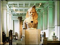 大英博物馆的埃及廊
