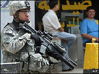 سرباز آمريکايی در عراق