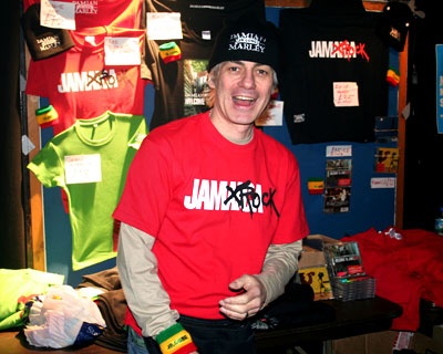 The happy merchandise-man