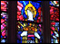 Stoke Minster stained glass window