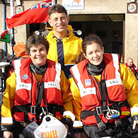 Aileen (left), husband Steve and their daughter, Frances