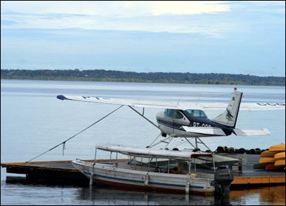 Một bến thuyền cho khách du lịch ở Manaus