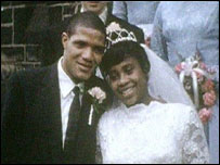 Albert Johanneson and his wife