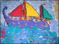 Picture showing a sailing ship