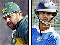 इंज़माम-उल-हक़ और राहुल द्रविड़