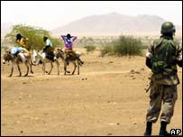 Soldado da União Africana em Darfur