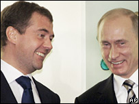 پوتین و مدودف