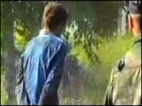 Bir Bosnalının infaz edildiği görüntü