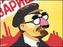 Hình biếm họa về Lenin