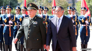 中美國防部長在北京會談