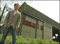 David Whiteley at airfield