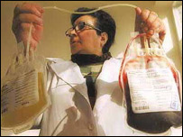 دريافت خون صحی