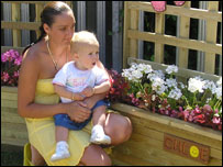 Chloe's mother Claire and sister Lily May