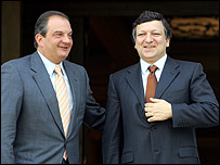 Karamanlis ve Barosso
