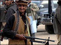 شبه نظامیان پاکستانی در مرز با افغانستان