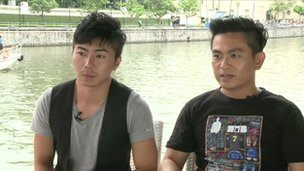 水原(左)和吳先生